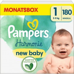 Pampers Couches bébé Taille 1 (2-5Kg) premium protection x42 (lot