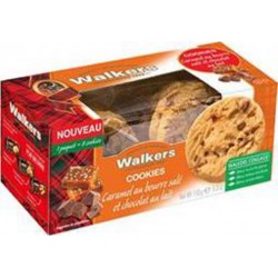 WALKERS COOCKIES Caramel Beurre salé Chocolat Lait 150g