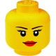 LEGO Storage Brick Boîte de Rangement Tête Fille