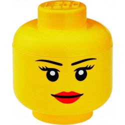 LEGO Storage Brick Boîte de Rangement Tête Fille