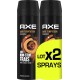 Axe Déodorant homme Dark Temptation 48h 2x200ml