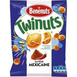 Bénénuts Twinuts Saveur Méxicaine 150g (lot de 3)