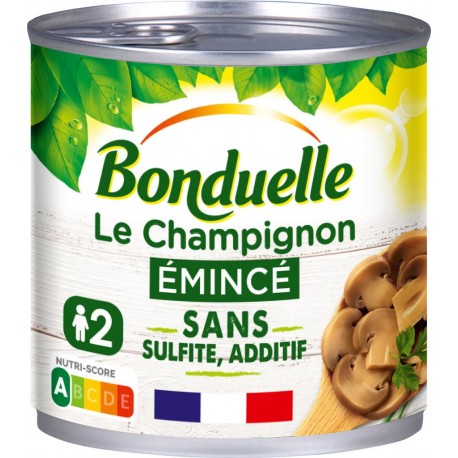 Bonduelle Champignons Emincés 230g (lot de 10)