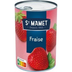 St Mamet Fraises entières préservées 415g