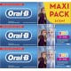 Oral-B Oral B Dentifrice junior Reine des neiges 3x75ml x3 tubes 75ml - 225ml