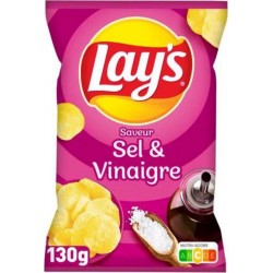 LAY'S LAYS CHIPS SEL & VINAIGRE 130g