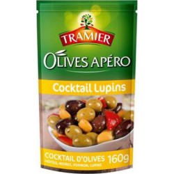 Tramier Olives apéro cocktail Lupins 160g