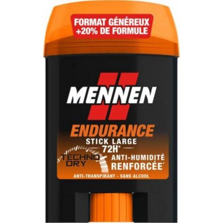 MENNEN ENDURANCE DEODORANT STICK LARGE SANS ALCOOL 60ml