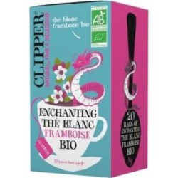 CLIPPER THE BLANC BOITE CARTON FRAMBOISE 34GR 1CT BIOLOGIQUE 26 SACHETS SACHET THE BLANC