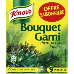 Knorr Bouillon cubes bouquet garni Thym Persil Laurier x9 11g