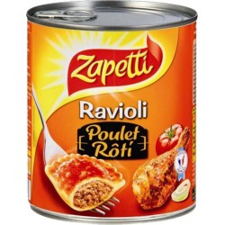 Zapetti Ravioli Poulet Rôti 800g (lot de 6)