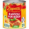 Zapetti Ravioli Pur Bœuf Français Blé Complet 800g (lot de 9)