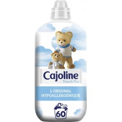 CAJOLINE DOUX & PUR ADOUCISSANT TEXTILE FLACON PLASTIQUE NON ECOLOGIQUE 1380ml