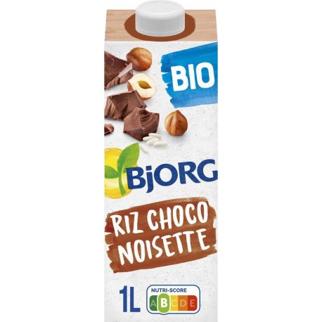 BjORG BOISSON RIZ CHOCO NOISETTE 1L