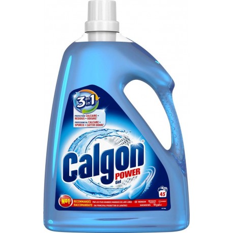 CALGON POWER ANTI CALCAIRE MACHINE FLACON PLASTIQUE 2250ML 1CT LAVE-LINGE GEL