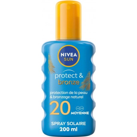 Nivea SprayProtect & Bronze Sun SPF20 200ml