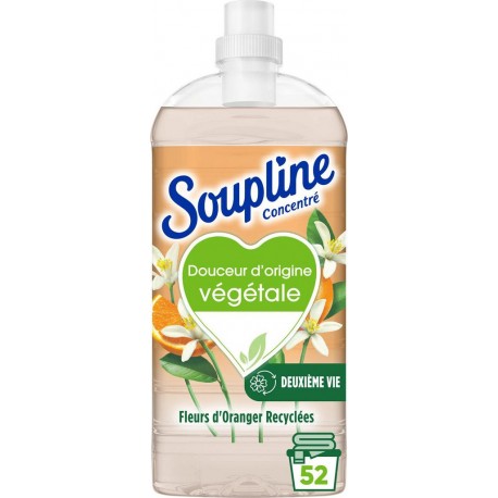 SOUPLINE DOUCEUR D'ORIGINE VEGETALE FLEUR D'ORANGER NON ECOLOGIQUE 1300ml