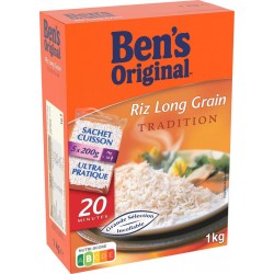 Ben's Original - Riz long grain bio sachet cuisson 14min