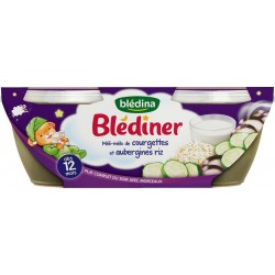 Blédina blédiner riz/carottes dosettes 144g