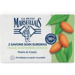 Le Petit Marseillais SAVON AMANDE DOUCE 2X100G 200g