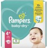 PAMPERS BABY DRY Taille 4+ 10-15Kg x25