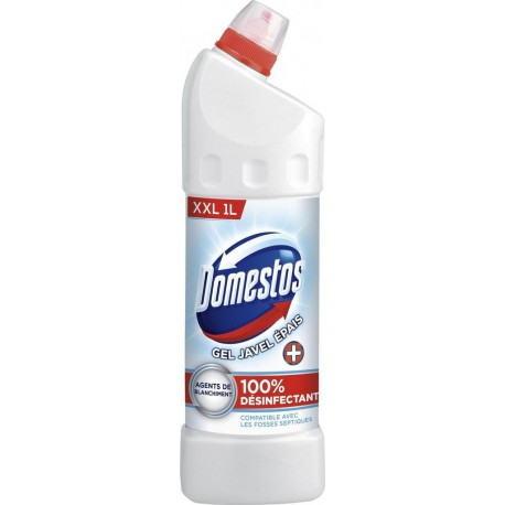 Domestos Gel WC antibactérien Brillance/blancheur Javel XXL 1L