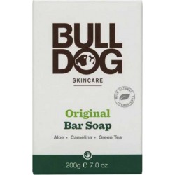 BULLDOG SAVON ORIGINAL BAR SOAP ALOE CAMELINA GREEN TEA 200g