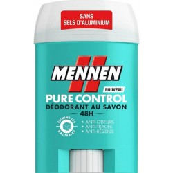 Mennen Homme Stick Pure Control Déodorant au Savon 48H Format 50ml (lot de 3)