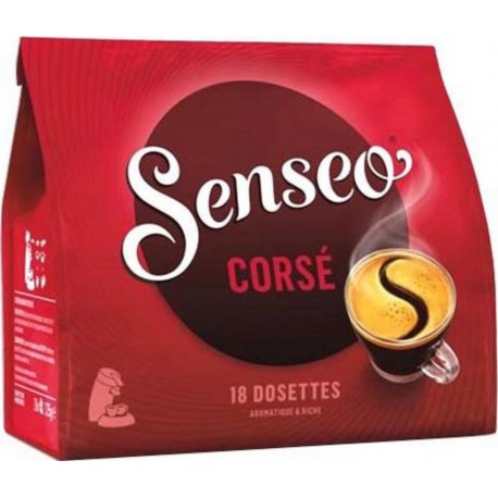 Senseo Dosettes Corsé x18 125g