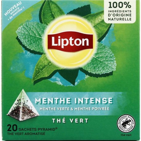 LIPTON THE VERT  MENTHE INTENSE 32g x20