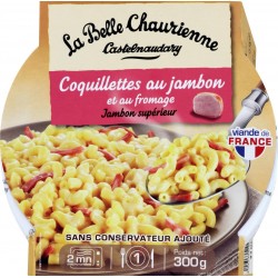 La Belle Chaurienne Barquette Coquillette jambon fromage 300g