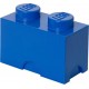 Lego BRIQUE DE RANGEMENT BLEUE 2 PLOTS