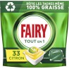 Fairy Tablettes Lave-Vaisselle Citron Tout-En-1 x33