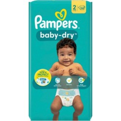 PAMPERS BABY DRY GT T2 X58