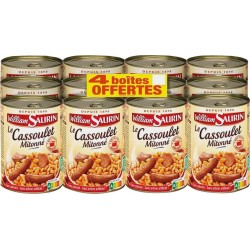 William Saurin Le Cassoulet 420g 8+4 offertes x12 5.04Kg