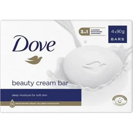 Dove Original Beauty Cream Bar 4x90g 360g (lot de 2)