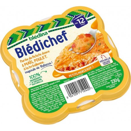 Blédina BLEDICHEF PDT DCE/MAIS/PLT BRES 230g