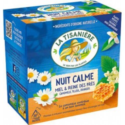 La Tisanière Infusion Nuit Calme Miel x20 30g (lot de 2)