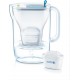 Brita Carafe filtrante STYLE Bleu avec 1 cartouche incluse Maxtra+