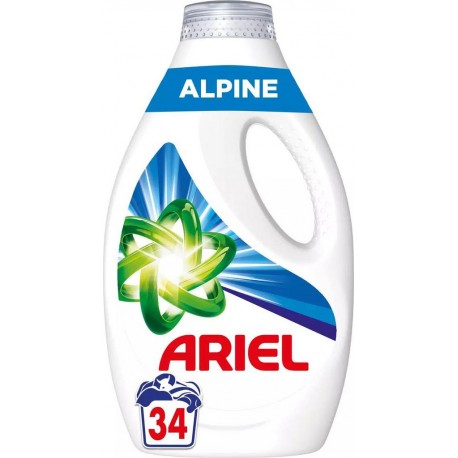 Ariel Liquide Alpine 34 lavages 1.53L (lot de 2)