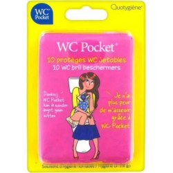 WC Pocket Protèges WC jetables ADULTE x10