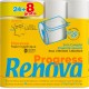 RENOVA PROGRESS 24+8BG PAPIER TOILETTE ROULEAUX SOUS FILM PLASTIQUE NON PARFUME 32RLX