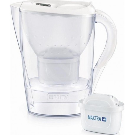 Brita Carafe filtrante MARELLA Blanc 2,4L + 1 cartouche MAXTRA+