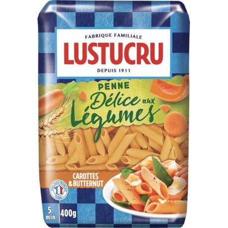 LUSTUCRU DELICE AUX LEGUMES PENNE 400g