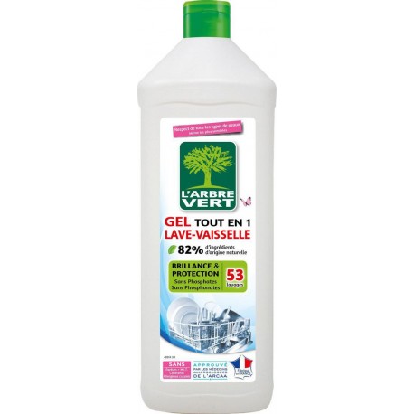 L'ARBRE VERT PRODUIT VAISSELLE MACHINE FLACON PLASTIQUE 901ml