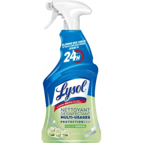 Lysol Pistolet Désinfectant 24h Multi-usages 500ml