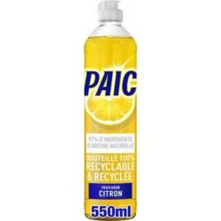 Paic Liquide vaisselle Cylindre Eucalyptus recyclable 550ml