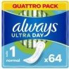 Always Serviettes Hygiénique ULTRA DAY Normal T1 QUATTRO PACK x64