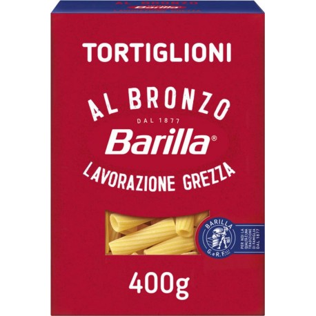 BARILLA AL BRONZO LAVORAZIONE GREZZA TORTIGLIONI BOITE CARTON 400GR 1CT