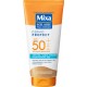 MIXA SOLAIRE PEAU SENSIBLE DERMO PROTECT PRODUIT DE BRONZAGE FLACON DOSEUR DANS BOITE CARTON 50ML 1CT WATERPROOF PROTECTEUR VISA